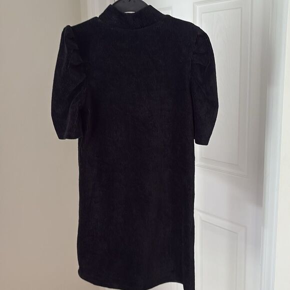 Gap Kids Black Velour Mock Neck Dress Size 8 - Picture 5 of 6